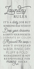 LUX411 - Laundry Rules - 9x18