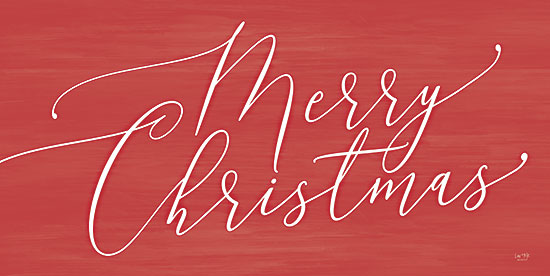Lux + Me Designs LUX509 - LUX509 - Merry Christmas - 18x9 Merry Christmas, Holidays, Red and White, Calligraphy, Seasonal, Signs from Penny Lane
