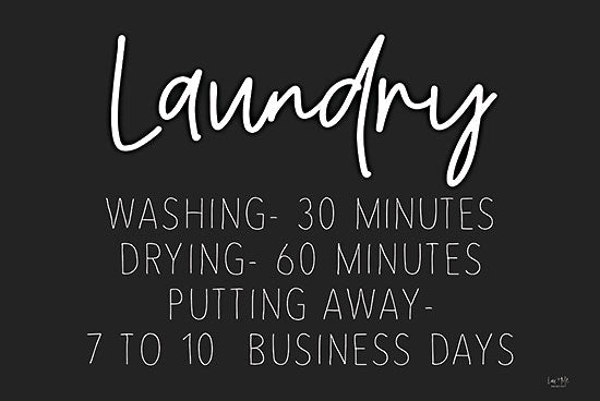 Lux + Me Designs LUX511 - LUX511 - Laundry Schedule - 18x12 Laundry Schedule, Laundry, Laundry Room, Humorous, Black & White, Signs from Penny Lane