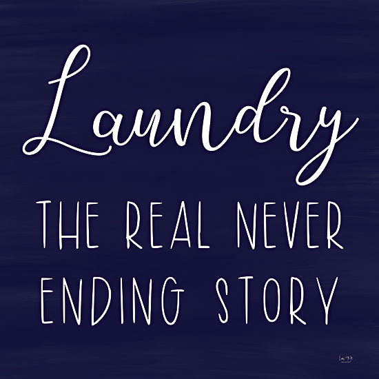 Lux + Me Designs LUX531 - LUX531 - Laundry - 12x12 Laundry, Never Ending, Humorous, Blue & White, Laundry Room, Signs from Penny Lane