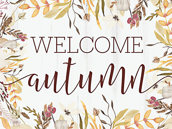 Lux + Me Designs LUX604 - LUX604 - Welcome Autumn - 16x12 Welcome Autumn, Fall, Autumn, Greeting, Nature, Leaves, Typography, Signs from Penny Lane