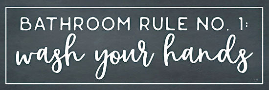 Lux + Me Designs LUX653 - LUX653 - Bathroom Rule No. 1 - 18x6 Bathroom, Bath, Black & White, Typography, Signs from Penny Lane