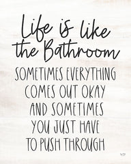 LUX658 - Life is Like the Bathroom - 12x16