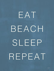 LUX738 - Eat Beach Sleep Repeat - 12x16