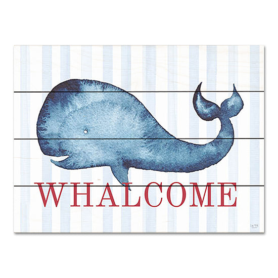 Lux + Me Designs LUX746PAL - LUX746PAL - Whalcome - 16x12 Welcome, Whale, Coastal, Lodge, Typography, Signs from Penny Lane
