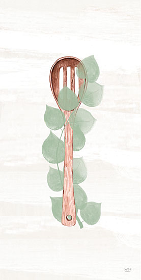 Lux + Me Designs LUX783 - LUX783 - Kitchen Utensils - Slotted Spoon - 9x18 Kitchen, Utensils, Slotted Spoon, Greenery from Penny Lane