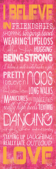 Marla Rae MA328A - MA328A - I Believe in Love - 12x36 I Believe, Tween, Girls, Pink and White, Love, Friendship, Signs from Penny Lane
