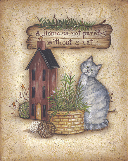 Mary Ann June MARY246 - A Perr-fect Home - Cat, Birdhouse, Basket, Signs from Penny Lane Publishing