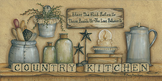 Mary Ann June MARY474 - County Kitchen - Kitchen, Still Life, Signs, Jars from Penny Lane Publishing