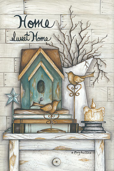 Mary Ann June MARY476 - Home Sweet Home - Home, Signs, Birdhouse, Candle from Penny Lane Publishing
