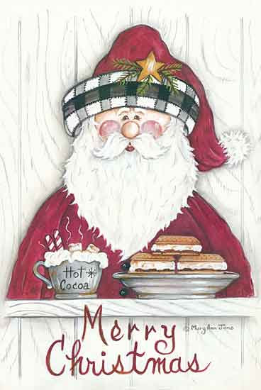 Mary Ann June MARY531 - MARY531 - Jolly St. Nick - 12x18 Signs, Typography, Santa Claus, Cocoa, S'mores from Penny Lane