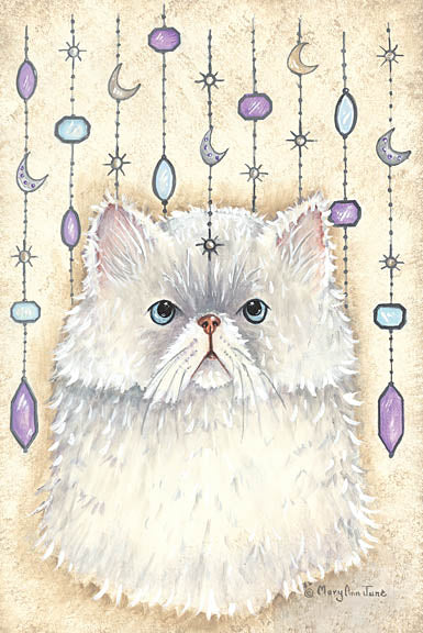 Mary Ann June MARY557 - MARY557 - Bedazzled - 12x18 Cat, Pet, Charms, Whimsical from Penny Lane