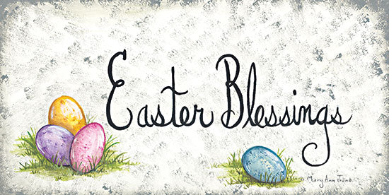 Mary Ann June MARY571 - MARY571 - Easter Blessings - 18x9 Easter, Easter Blessings, Typography, Signs, Easter Eggs, Religious from Penny Lane