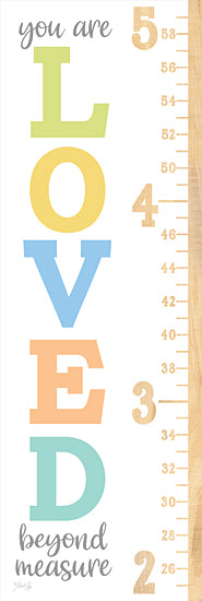 Marla Rae MAZ5620 - MAZ5620 - Loved Beyond Measure Growth Chart - 12x36 Love, Measure, Height Chart, You are Loved, Signs from Penny Lane