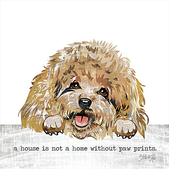 Marla Rae MAZ5639 - MAZ5639 - A House is Not a Home     - 12x12 House, Home, Dog Prints, Dog, Signs from Penny Lane