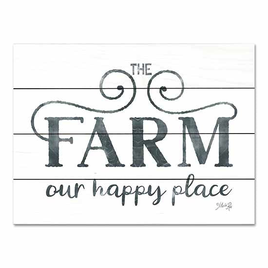 Marla Rae MAZ5808PAL - MAZ5808PAL - The Farm - Our Happy Place - 16x12 The Farm, Our Happy Place, Typography, Farm, Signs from Penny Lane
