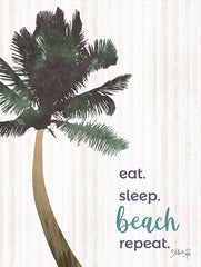 MAZ5883 - Eat, Sleep, Beach, Repeat - 12x16