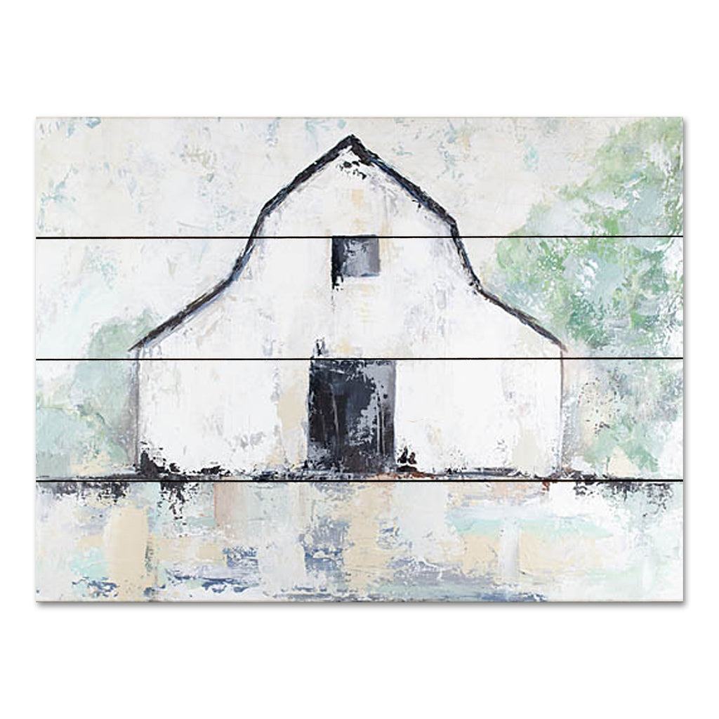 Mackenzie Kissell MKA119PAL - MKA119PAL - Rustic Barn - 16x12 Barn, Farm, Abstract, Watercolor from Penny Lane