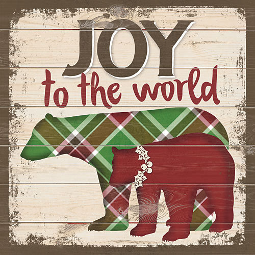 Misty Michelle MMD251 - Joy to the World Bears - Bear, Holiday, Signs, Plaid from Penny Lane Publishing