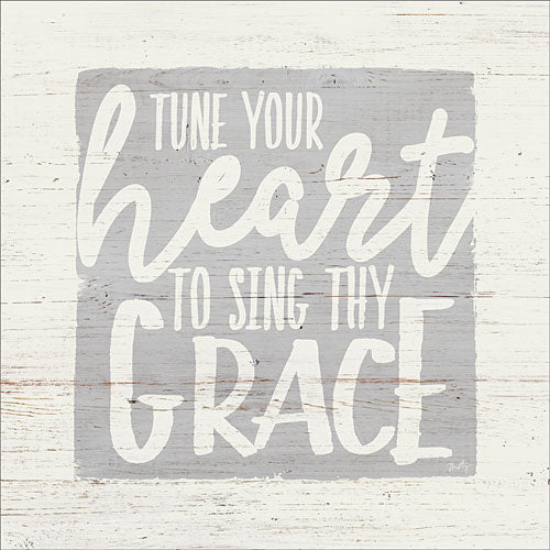 Misty Michelle MMD253 - Tune Your Heart to Sing Thy Grace - Inspirational, Signs, Typography from Penny Lane Publishing