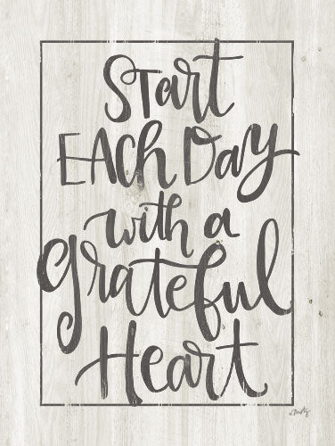 Misty Michelle MMD260 - Grateful Heart - Typography, Signs from Penny Lane Publishing