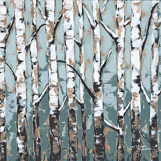 Michele Norman MN297 - MN297 - Enchanted Forest - 12x12 Birch Trees, Trees, Forest, from Penny Lane