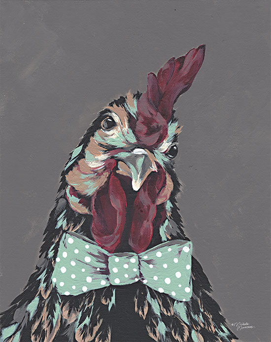 Michele Norman  MN317 - MN317 - Dapper Dude - 12x16 Rooster, Whimsical, Bow Tie, Rustic from Penny Lane