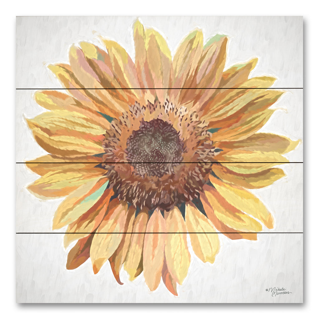 Michele Norman MN344PAL - MN344PAL - Sunny Sunflower - 12x12 Sunflower, Flower, Photography, Yellow Sunflower, Fall from Penny Lane