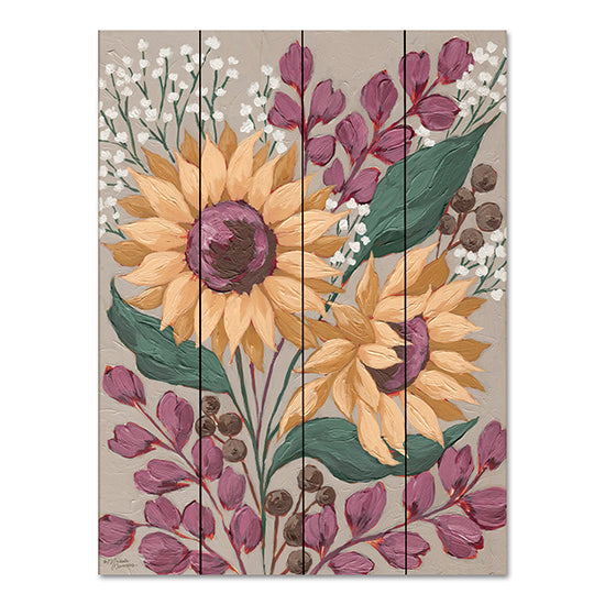 Michele Norman MN345PAL - MN345PAL - Sunny Faces - 12x16 Flowers, Fall Flowers, Fall, Bouquet from Penny Lane