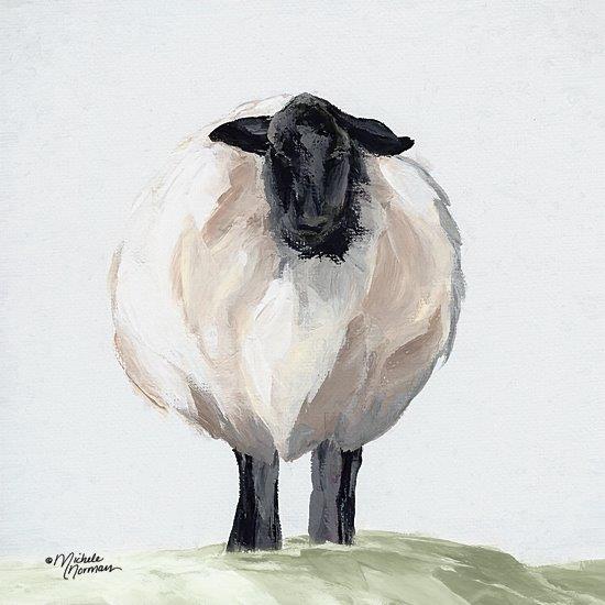 Michele Norman MN377 - MN377 - Lamb of God    - 12x12 Sheep, Abstract, Lamb of God from Penny Lane