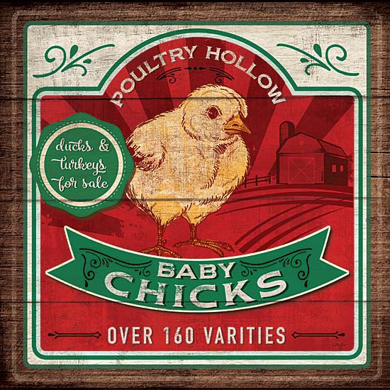 Mollie B. MOL1739 - Baby Chicks - Chick, Farm, Signs from Penny Lane Publishing