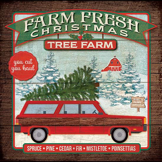 Mollie B. MOL1747 - Farm Fresh Christmas Tree Farm - Holiday, Car, Tree, Farm, Winter from Penny Lane Publishing