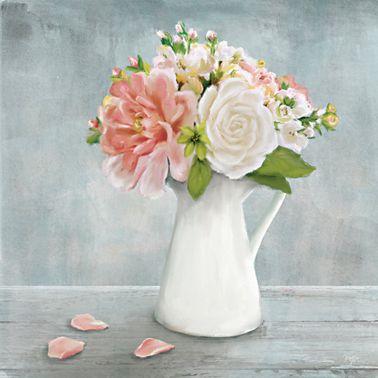 Mollie B. MOL2064 - MOL2064 - Summer Picks II - 12x12 Flowers, Pink Flowers, Pitcher, Country, Bouquet, Botanical from Penny Lane
