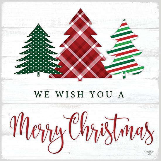 Mollie B. MOL2126 - MOL2126 - We Wish You a Merry Christmas - 12x12 Christmas, Holidays, Christmas Trees, We Wish You a Merry Christmas, Typography, Signs, Patterns, Lodge, Winter from Penny Lane