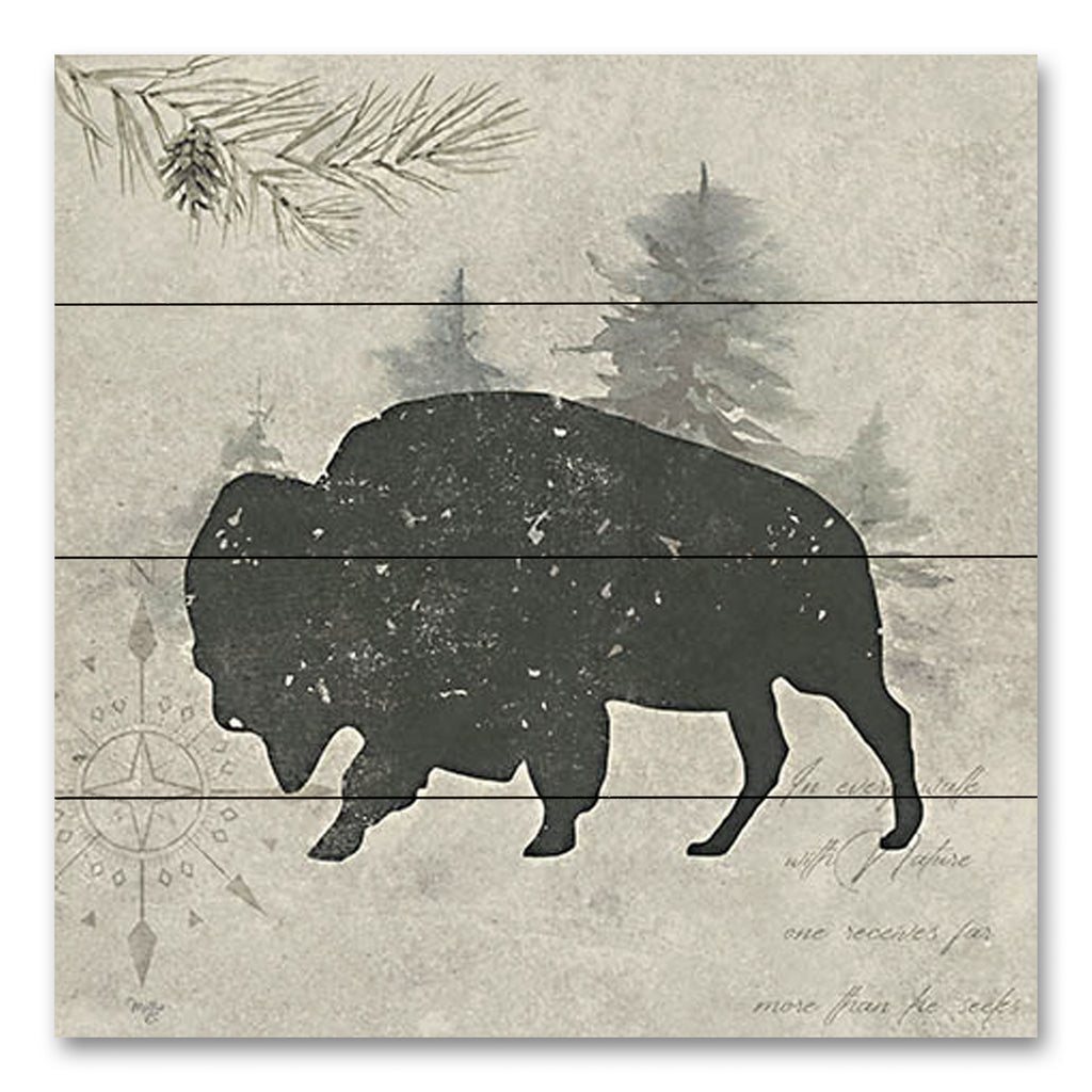 Mollie B. MOL2229PAL - MOL2229PAL - Wildlife Series Buffalo - 12x12  from Penny Lane