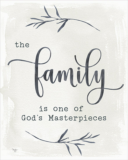 Mollie B. MOL2476 - MOL2476 - The Family - 12x16 Inspirational, Family, Family is One of God's Masterpieces, Typography, Signs from Penny Lane
