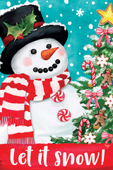 MOL2570 - Let It Snow Snowman - 12x18