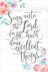 MOL2659 - Sing Unto the Lord - 12x18