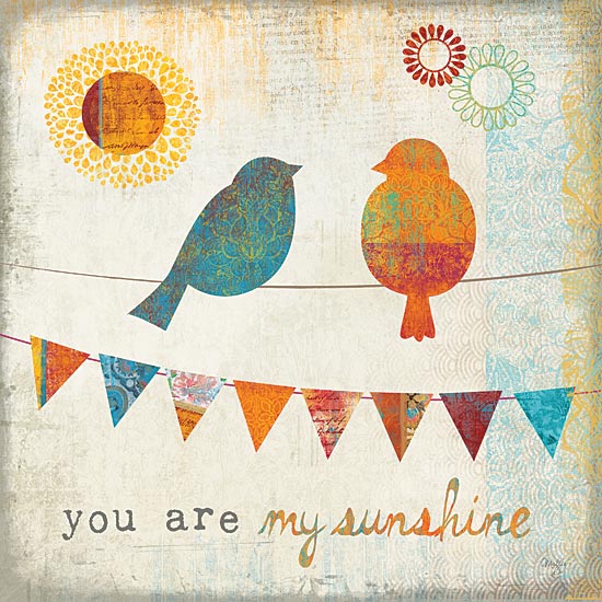 Mollie B. MOL647 - My Sunshine - Birds, Banner, Sun, Sunshine from Penny Lane Publishing