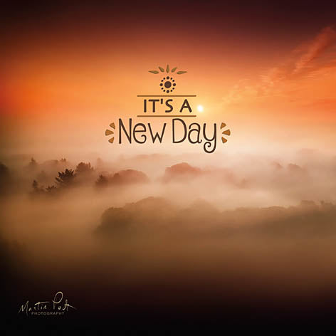 Martin Podt MPP341 - It's a New Day - New Day, Inspiring from Penny Lane Publishing