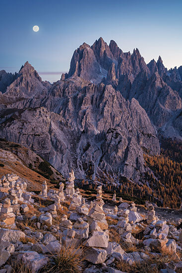 Martin Podt MPP880 - MPP880 - Cairns at Mordor - 12x18 Photography, Travel, Cairns at Mordor, Mountains, Rocks, Landscape, Rough Stones, Landmark from Penny Lane