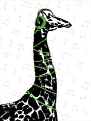 MS222 - Rockin' Giraffe - 12x16
