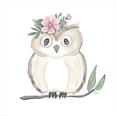 MW140 - Cute Floral Owl - 12x12