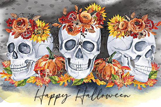 Nicole DeCamp Licensing ND142LIC - ND142LIC - Happy Halloween Skulls - 0  from Penny Lane