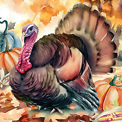 ND175 - Elegant Thanksgiving Turkey I - 12x12