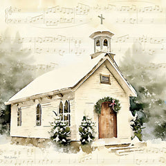 ND189 - Country Church at Christmas II - 12x12