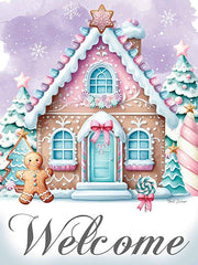 ND313 - Christmas Candyland Gingerbread House - 12x16