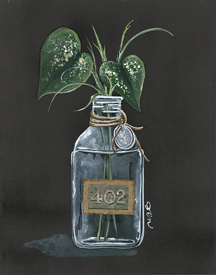 Julie Norkus NOR126 - NOR126 - Philodendron - 12x16 Plants, Glass Bottle, Philodendron from Penny Lane