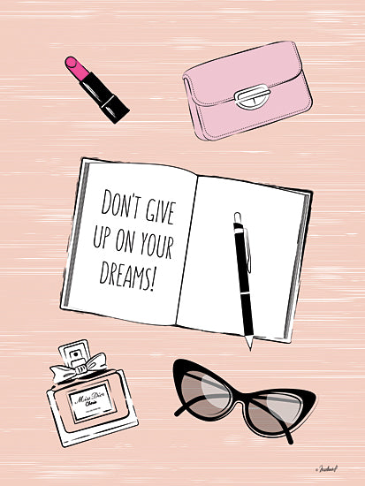 Martina Pavlova PAV265 - PAV265 - Don't Give Up    - 12x16 Signs, Typography, Perfume, Lipstick, Purse, Glasses, Notebook from Penny Lane