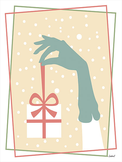 Martina Pavlova PAV281 - PAV281 - Hand With a Gift - 12x16 Glove, Present, Snow from Penny Lane